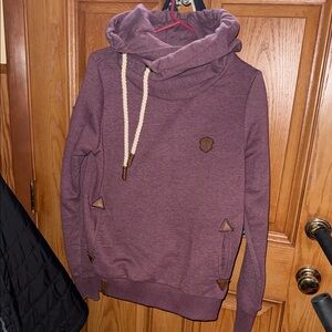 Naketano Lavender Cowl Neck Sweatshirt